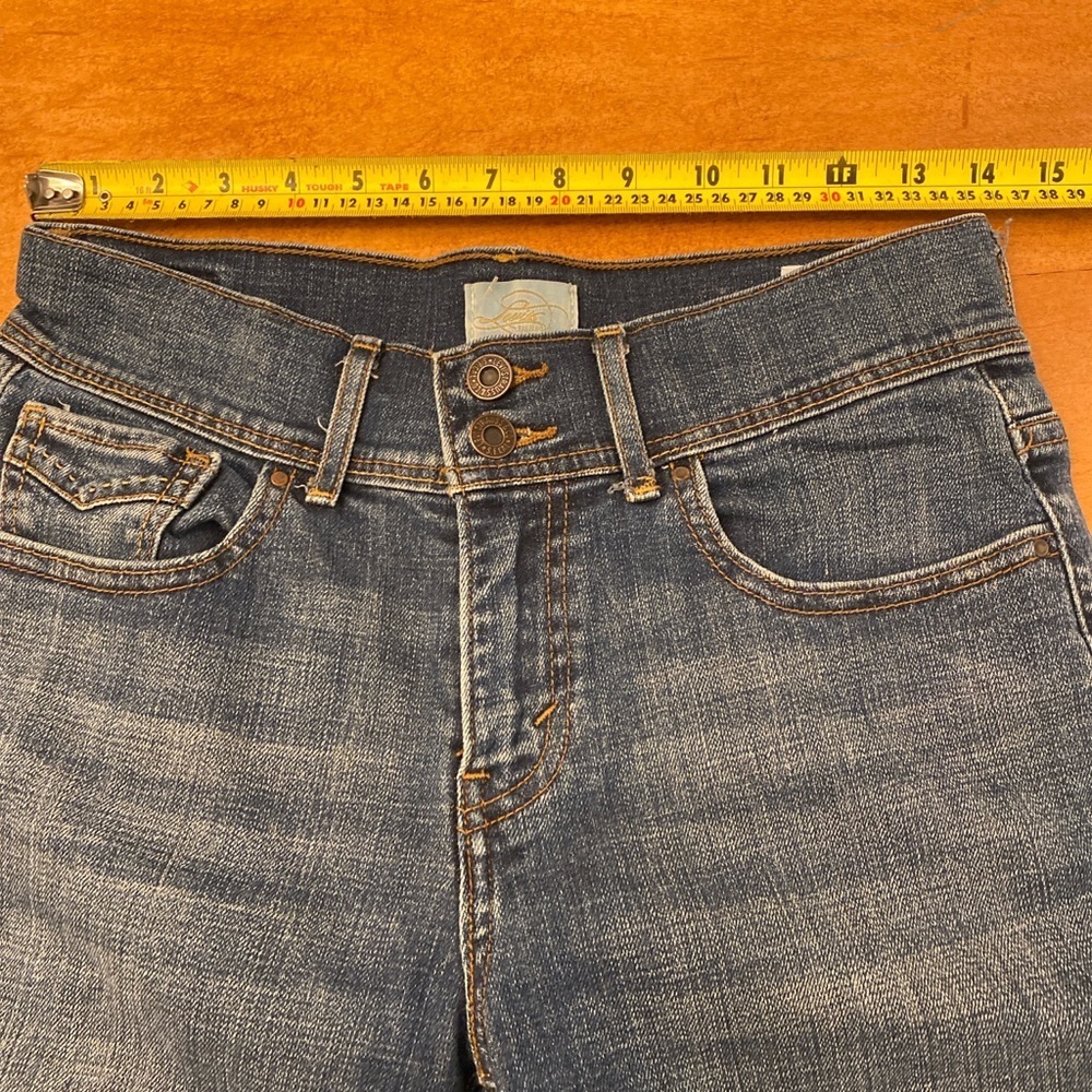 Levi's Dark Blue Denim Women's Shorts - Picture 6 of 8